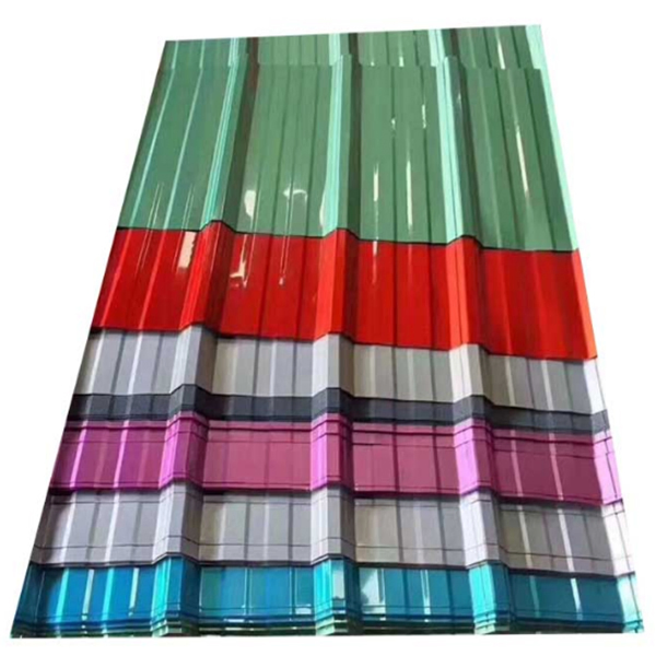Color Coated Corrugated Galvanized Steel Sheets Red/Blue/Green Metal Roof Corrugated Board for Wall Panels and Roofing
