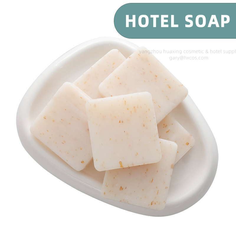 Oatmeal Hotel Soap - Custom Logo Support with Quality Certifications