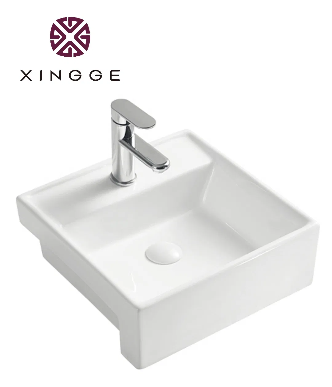 Классическая раковина для ванной из фарфора