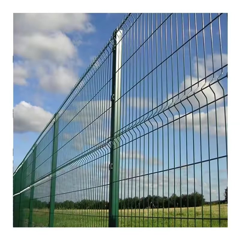 High Quality Galvanized Steel Metal PVC Coated 3D V Bending Curved Garden Farm Welded Wire Mesh Panel Fencing