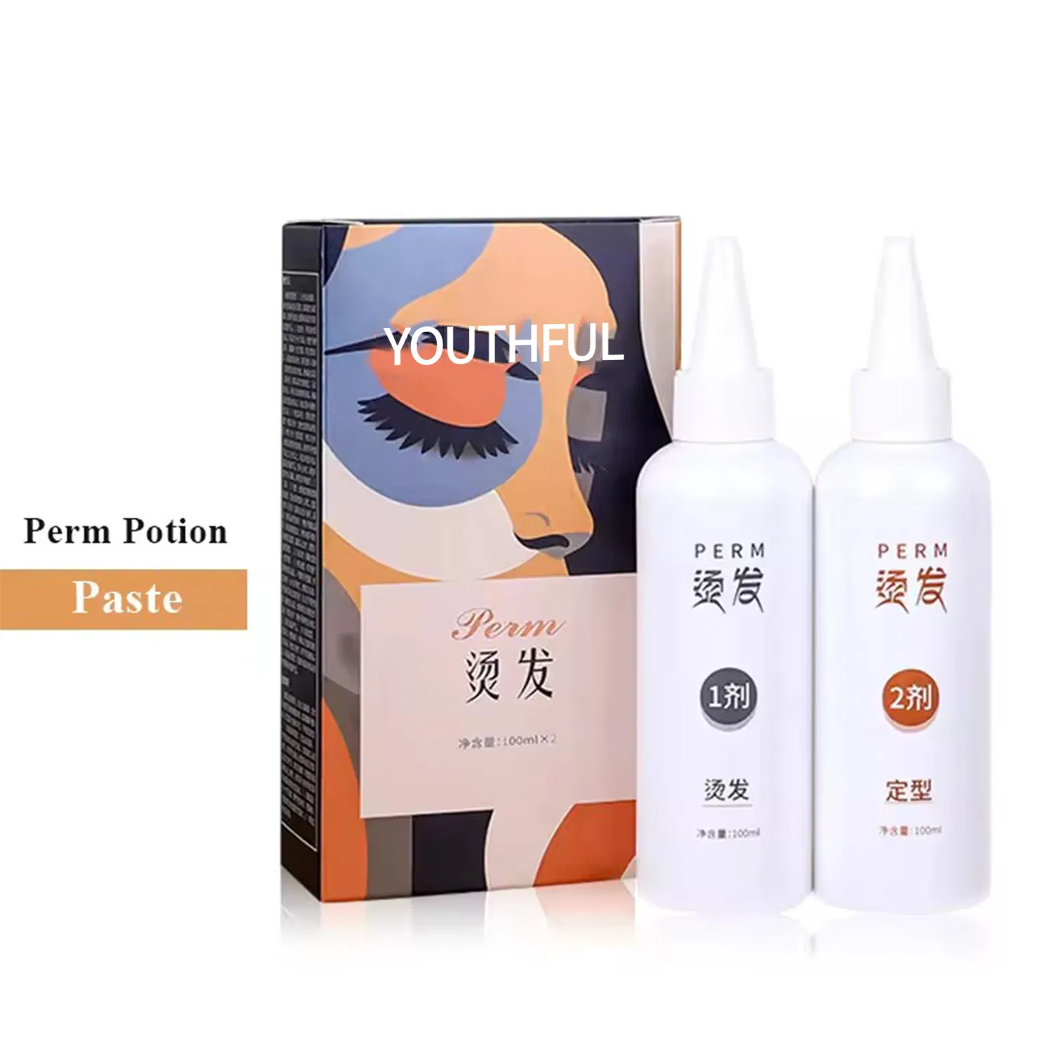 OEM/ODM Wave Curl Hair Perm Lotion Solution for Resistant to Natural Hair