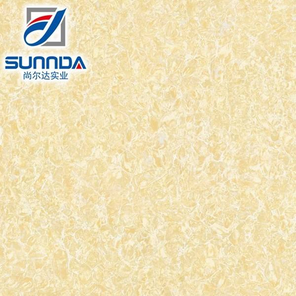 Sunnda Cheap Lvory Yellow Pulati Floor Ceramic Wall Tile 60X60cm 80X80cm Porcelanato Polished Porcelain Tile