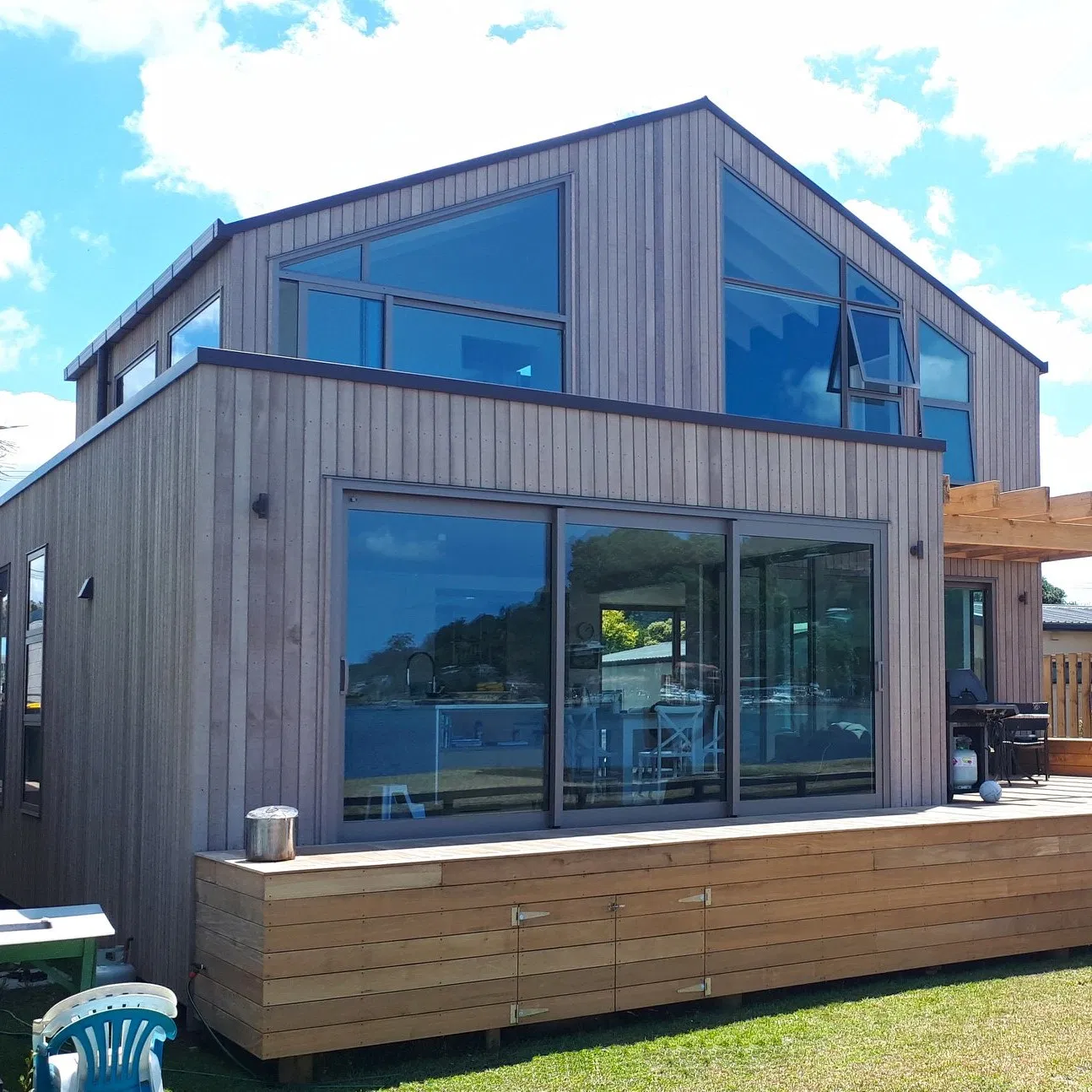 Thermally Broken Commercial Double Glazed Aluminum Picture and Fixed Triple Glass Window