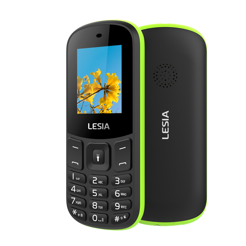 Кнопочный телефон Lesia LS1751, 1.77", 2 SIM, FM-радио