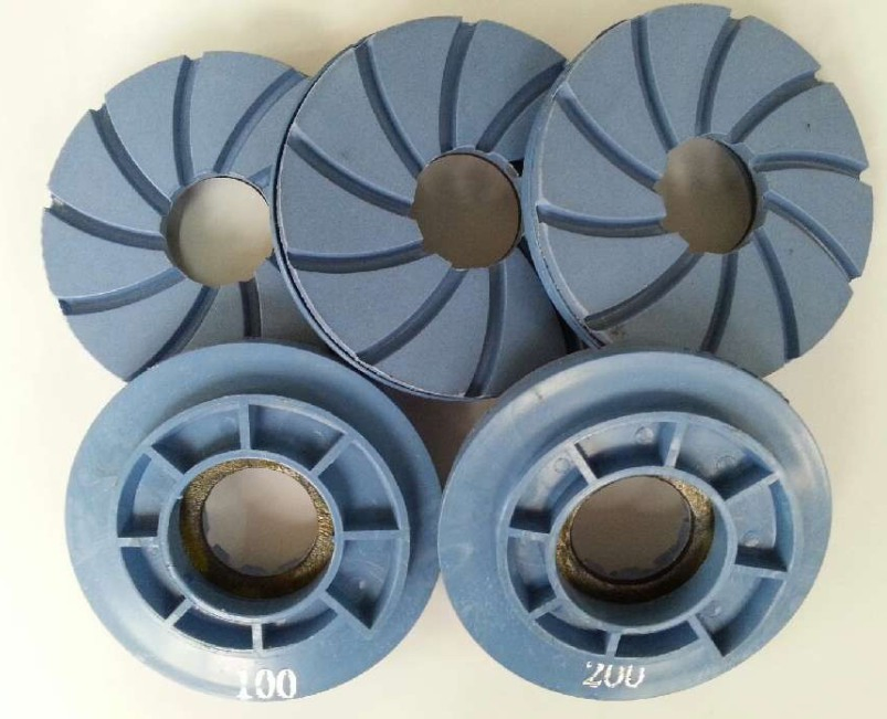 Premium Diamond Resin Polishing Wheels with Snail Lock