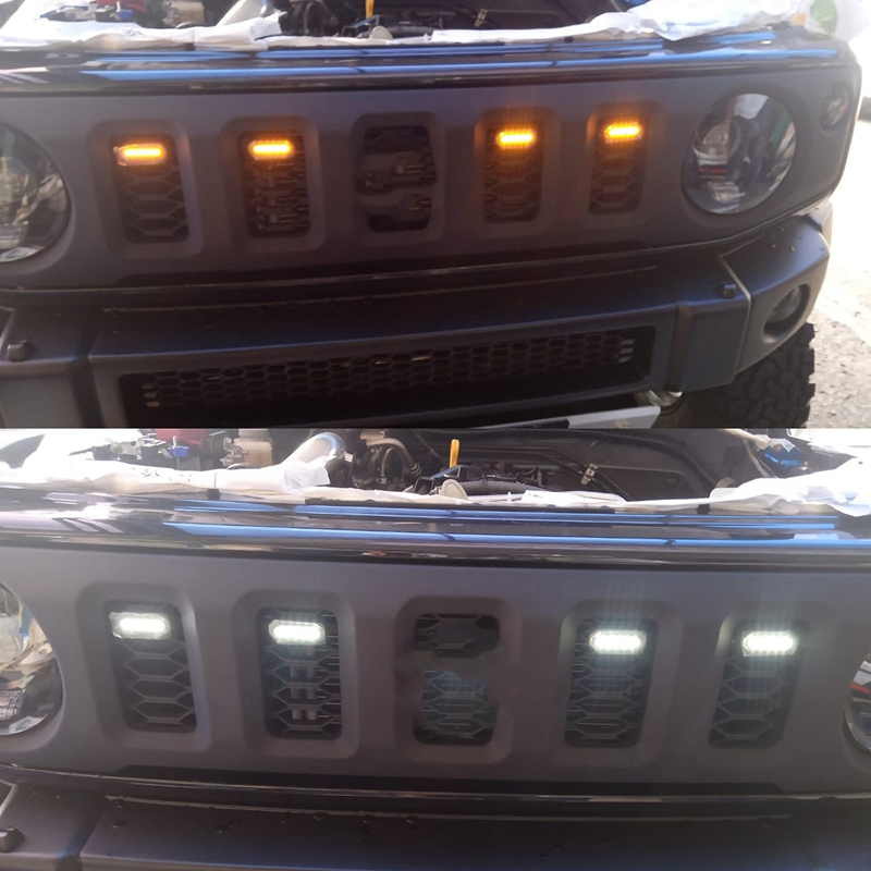Декоративные LED-лампы для решетки Suzuki Jimny (2019-2023)