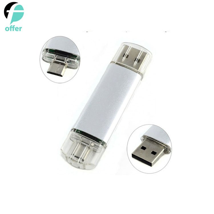 Флешка USB 3.0 Type-C 16 ГБ металлическая