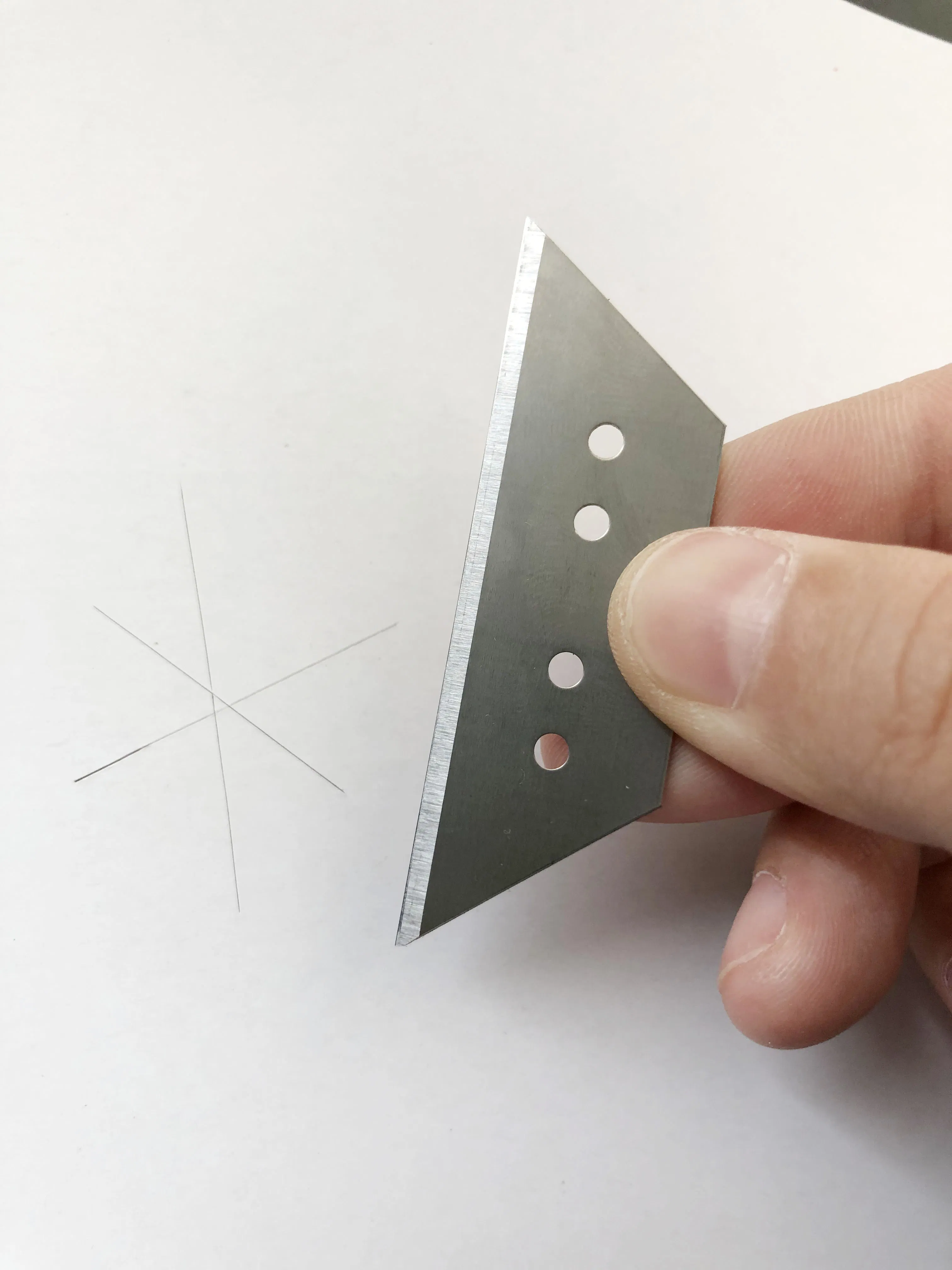 6*2cm Tungsten Carbide Steel Blade for Cutting Plastic Films Z73