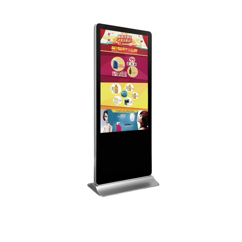 55 Inch 2K Interactive Floor-Standing Monitor Kiosk for Retail
