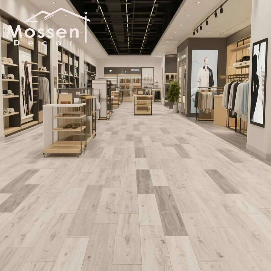 SPC-плитка 4 мм 1220x180 мм, влагостойкая, замковая