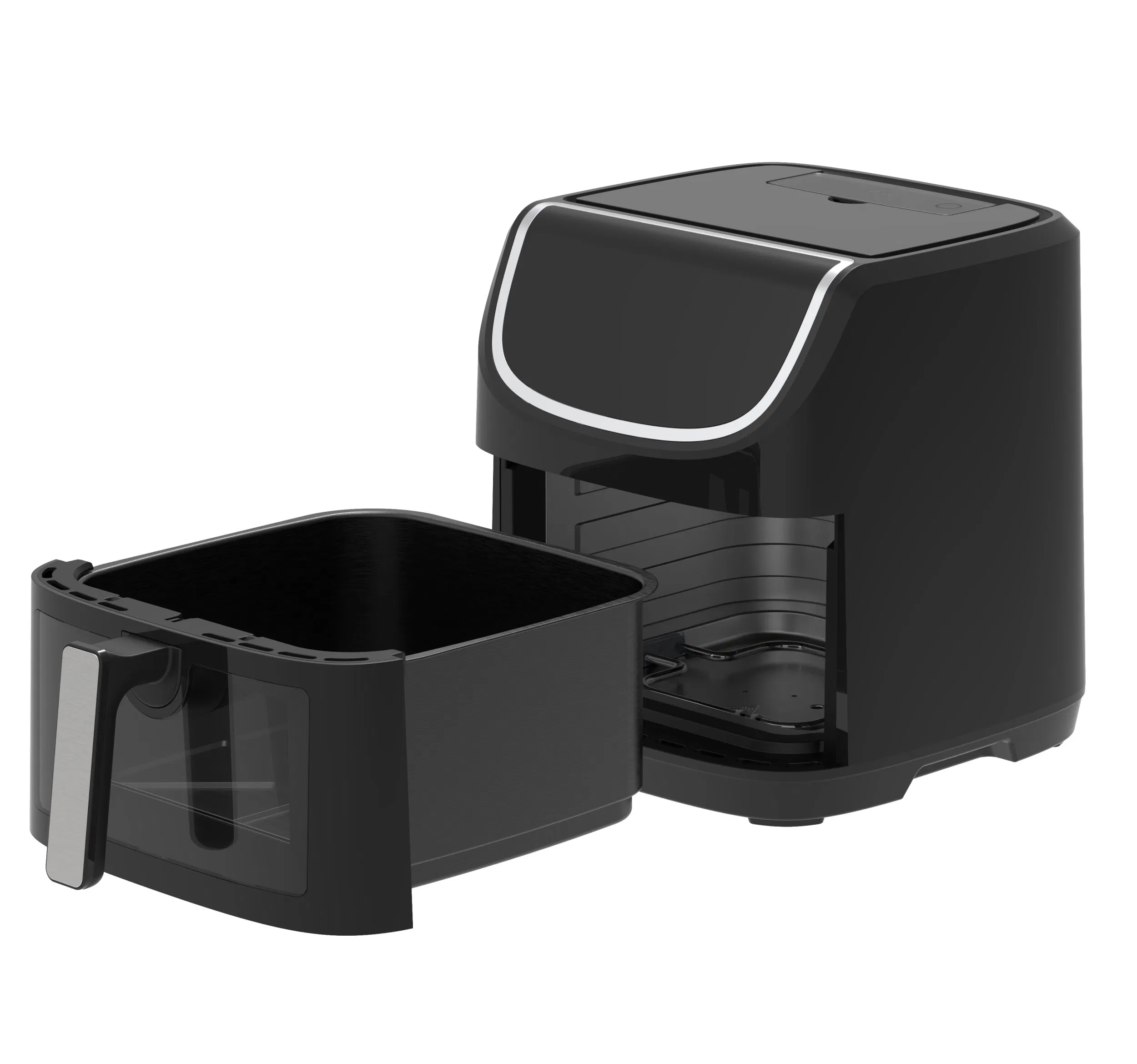 8L Color-Screen Air Fryer with Window: Massive Cooking Capacity, Convenient Color-Screen Intelligent Control