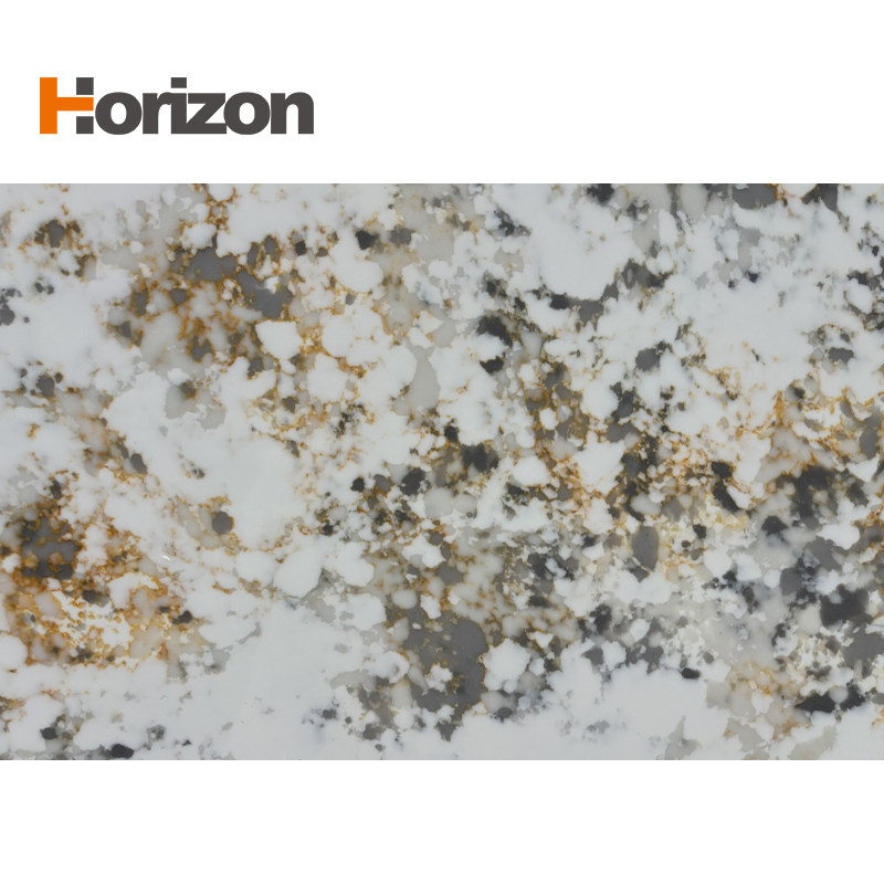 Transparent Stone Lym9061 Horizon Quartz Jade Kitchen Quartz Countertop Vanity Artificial Stone Quartz Slab Quartz Stone