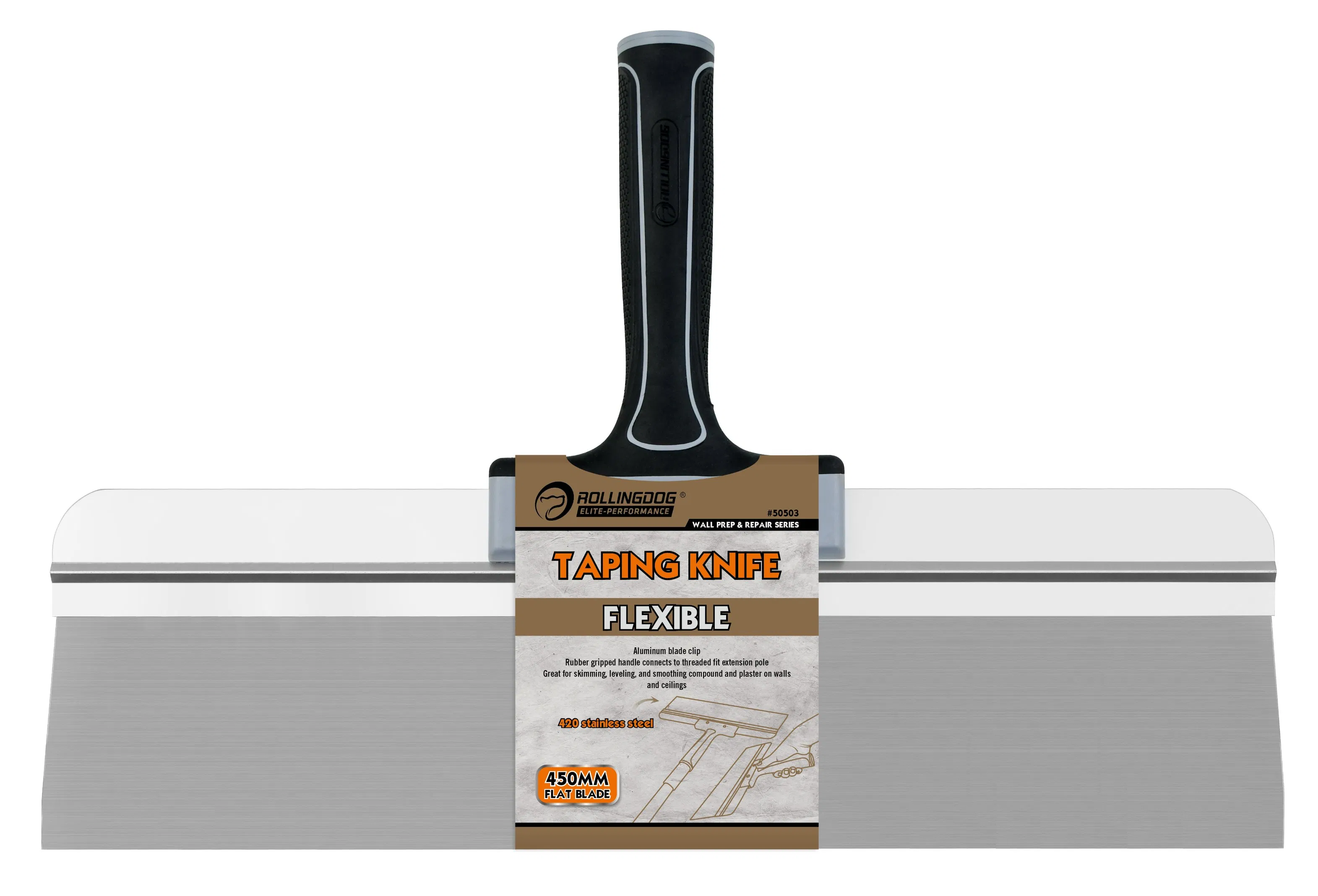 Rollingdog Elite 50503 450mm Multi-Purpose Taping Knife and Scraper