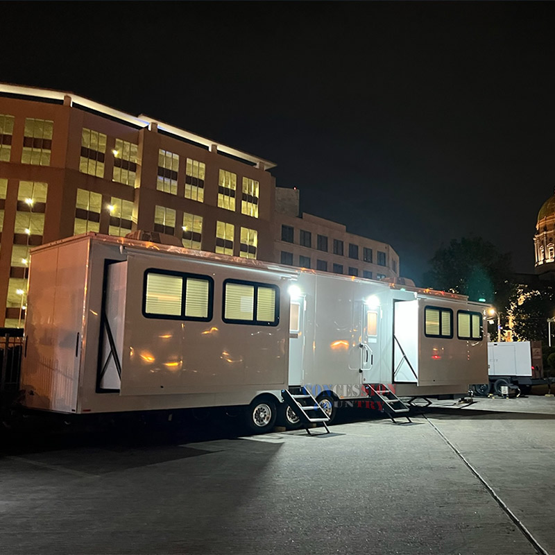 2025 Hot Sale Expandable Office Trailer on Wheels Sliding out Office Trailer