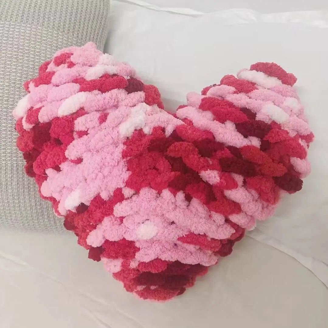 Sensory Autism Pink Throw Children's Chunky Knit Super Soft Blanket Cushion