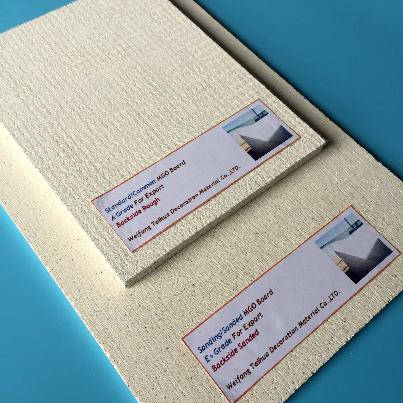 Fire Resistant Magnesium Oxide 10mm 12mm 15mm MGO Wall Board for Europe Market