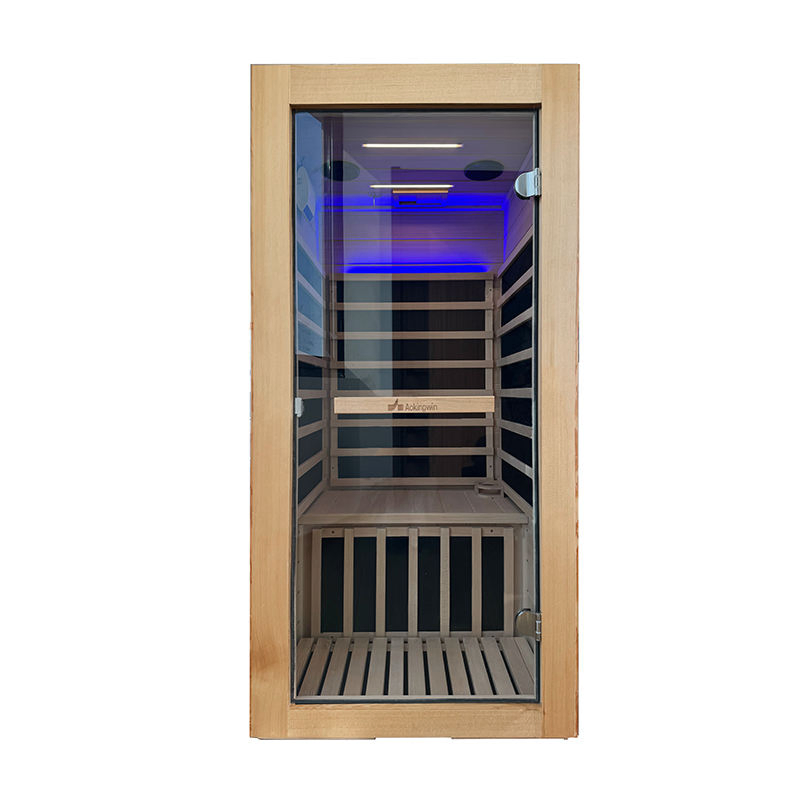 Factory Price Single Person Size Solid Wood Infrared Dry Outdoor Sauna Rooms