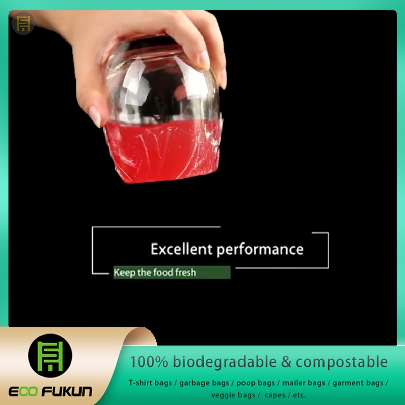 PLA-Based 100% Compostable Plastic Free Cling Wrap