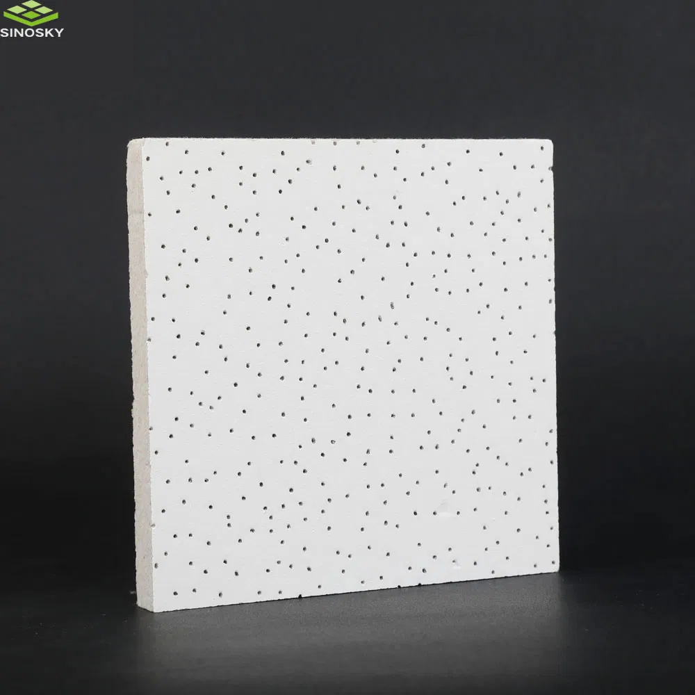 High Quality Sound Absorbing Mineral Fiber Board Ceiling Mineral Wool Ceiling