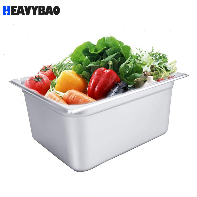 Heavybao Factory Direct All Size Food Gn Pan Gastronorm Container for Restaurant Buffet Catering