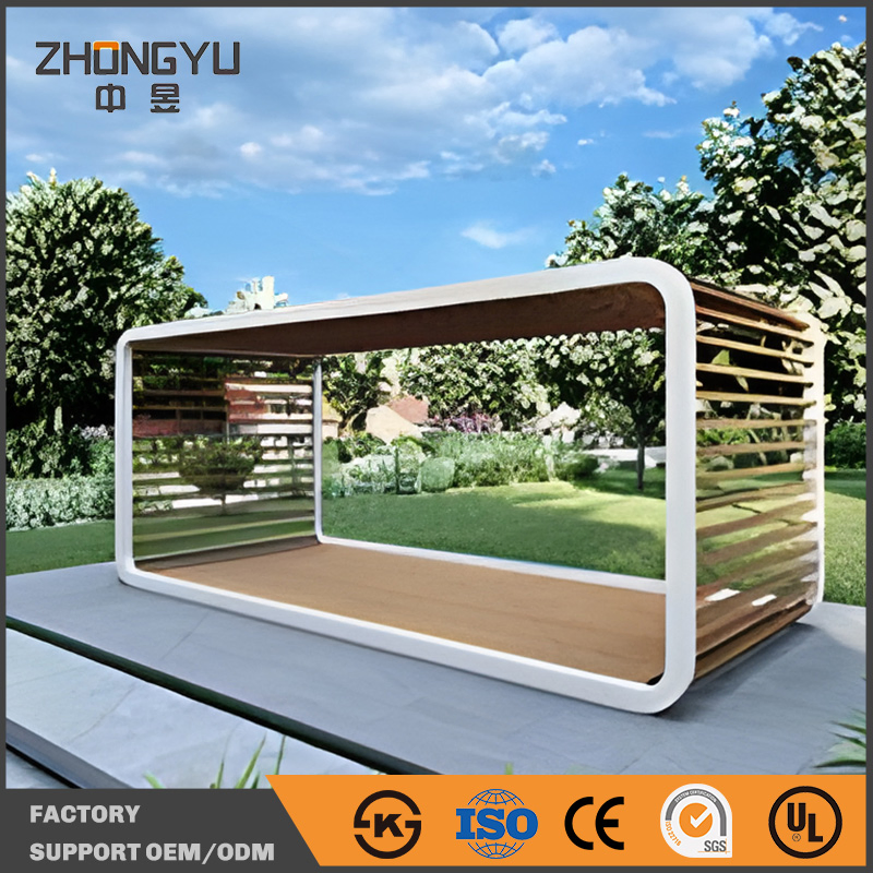 Modern Apple House Scenic Living Pod Panoramic Window Modular Residential Design Prefabricated Cabin