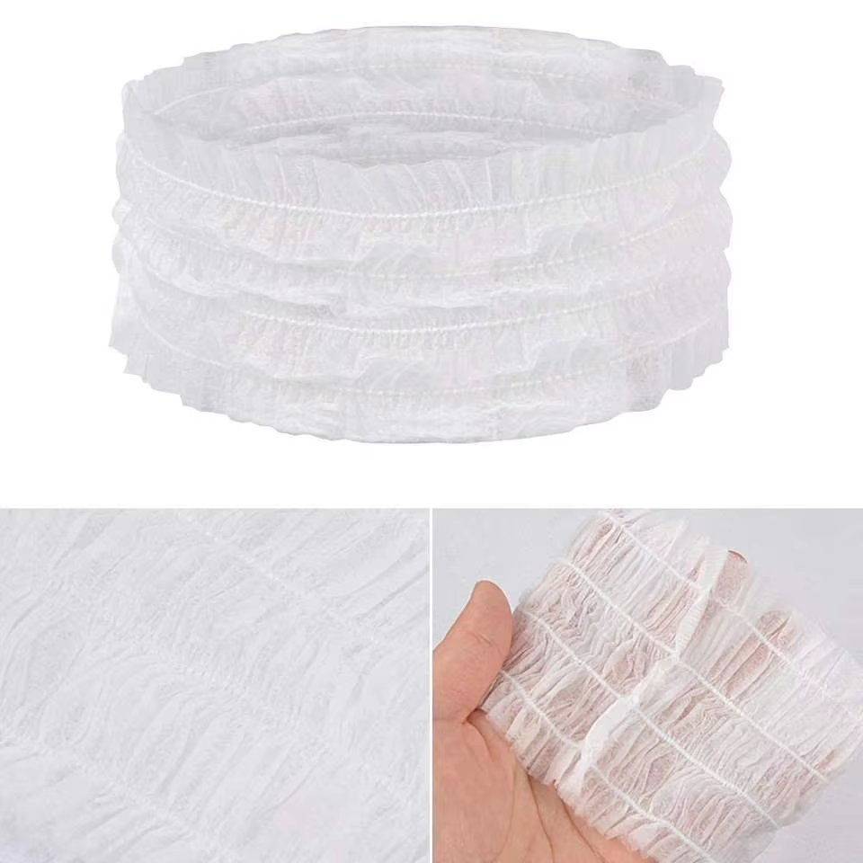 SPA Facials Disposable Non Woven Hairbands with Elastic Hair Wraps Headband