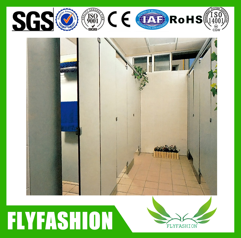 Durable Yellow Toilet Cubicle Partition for Commercial Spaces