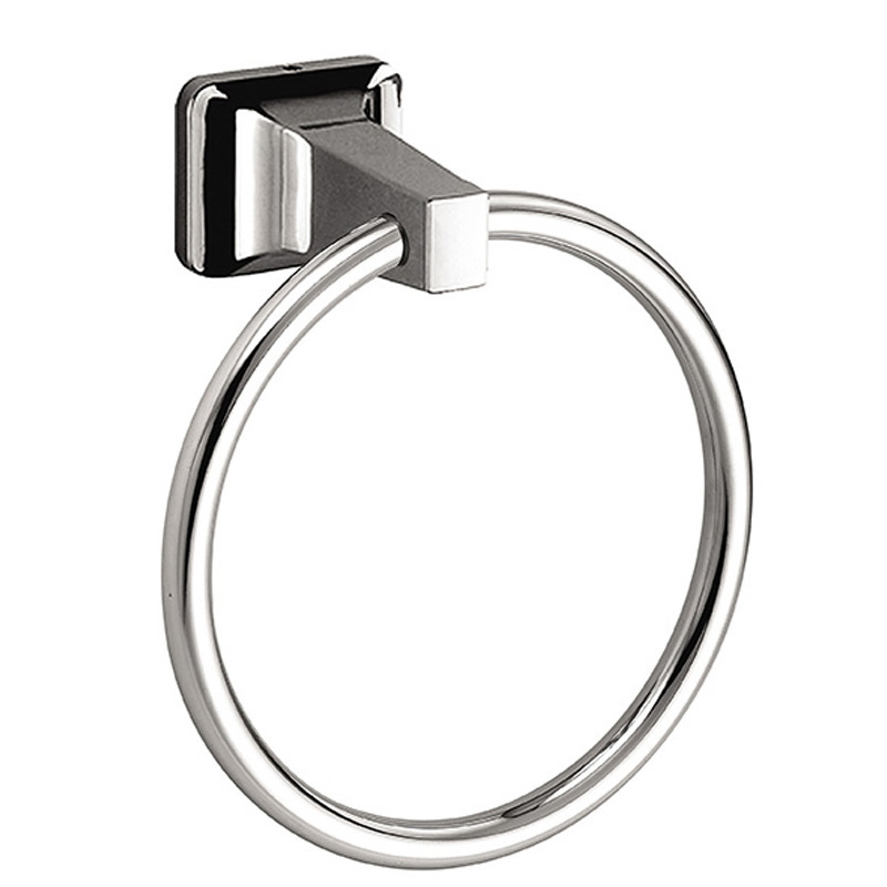 Квадратный настенный держатель для полотенец из цинкового сплава и ABS