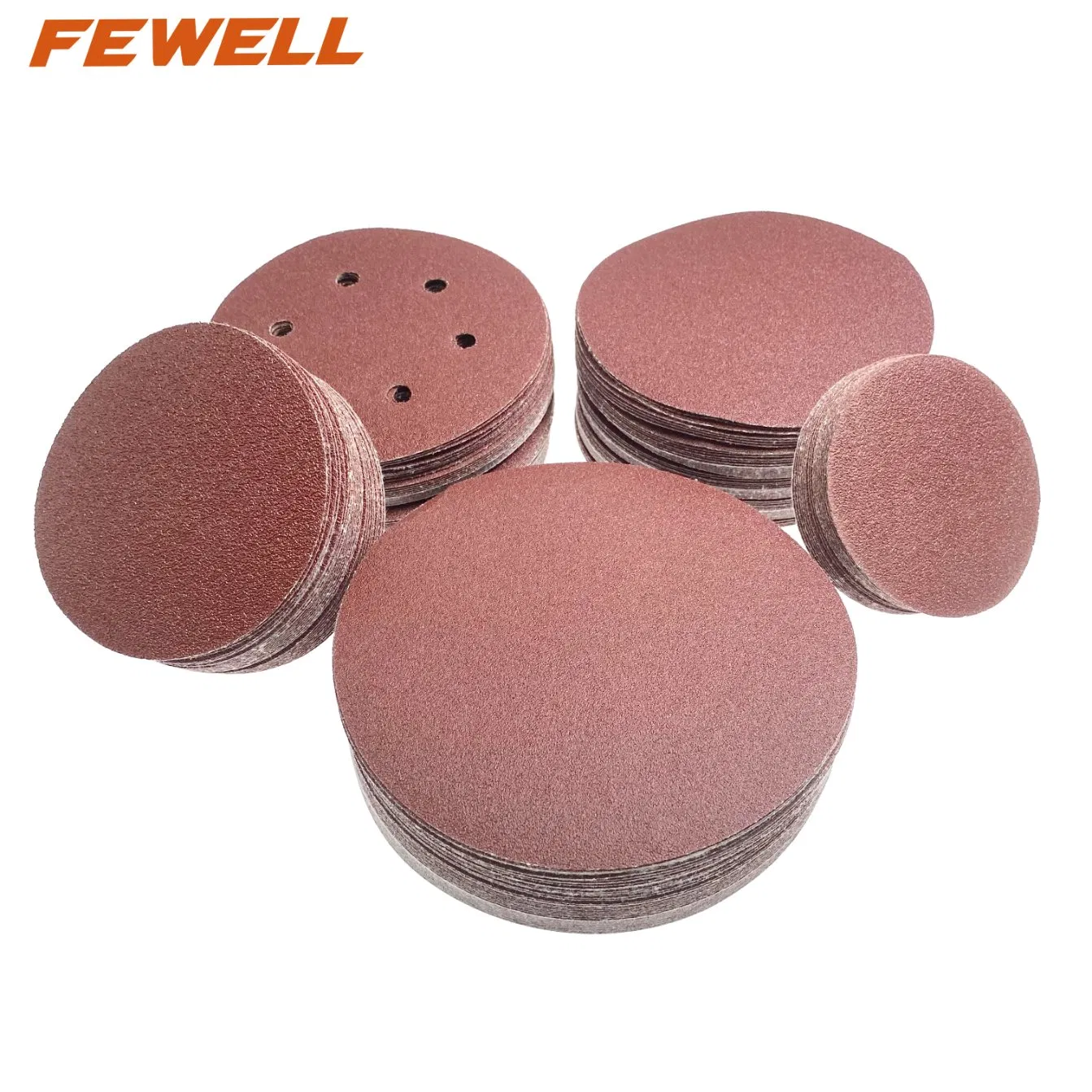 220mm Diameter Red 150 Grit Sanding Disc Abrasive Paper Sandpaper for Polishing and Grinding Metal Wood
