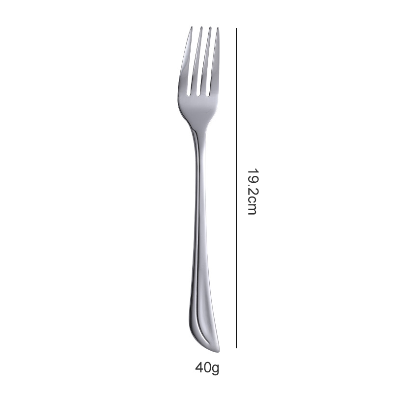 Classic Tableware Silver Cutlery Stainless Steel Fork