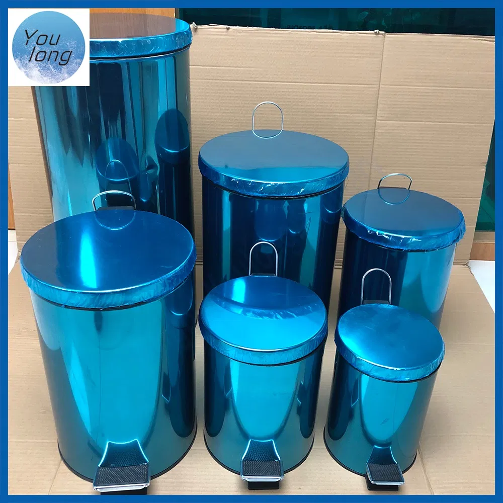 Пластиковое ведро-педаль 30 л с мягким закрытием