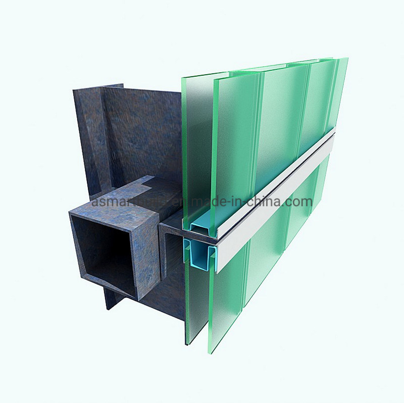 Chinese Best Quality U Glass for Exterior /Interior Glass Wall