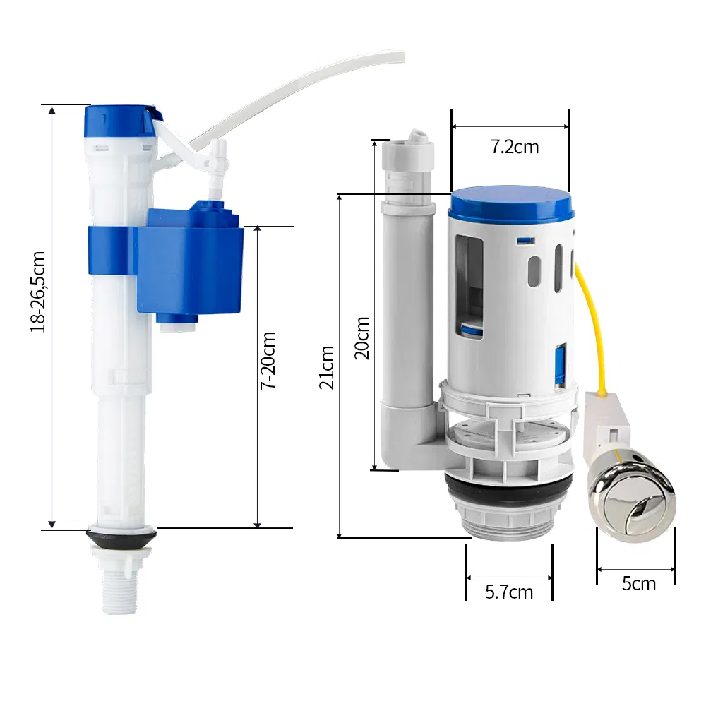 Cistern Flush Mechanism Toilet Tank Fittings Toilet Filling Valve
