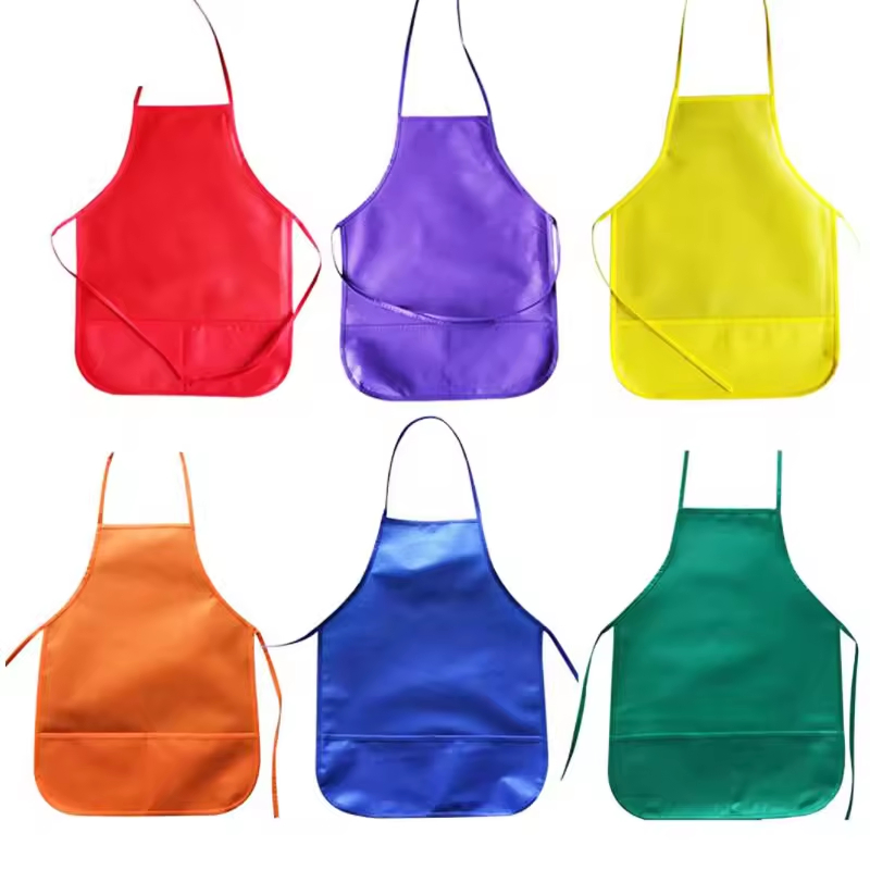 Custom Disposable Waterproof Kitchen Apron Logo for Advertising Restaurant