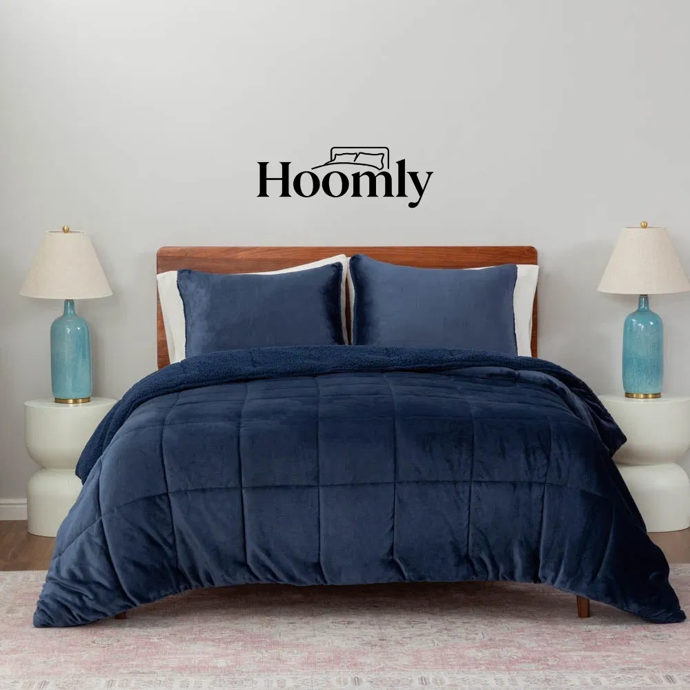 Hoomly Wholesale OEM/ODM High Quality Luxury Quilt Cover Embroidery Duvet Cover Comforter Bedroom Hotel Bedding Sets
