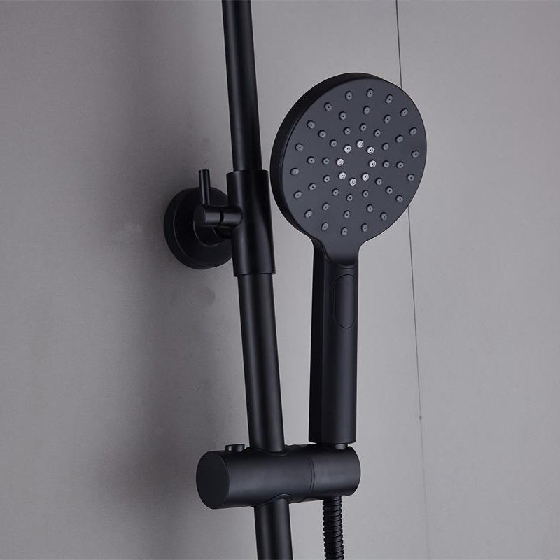 Popular High Quality Bathroom Brass Shower Set Wall Mounted Shower Faucet with Handheld Shower