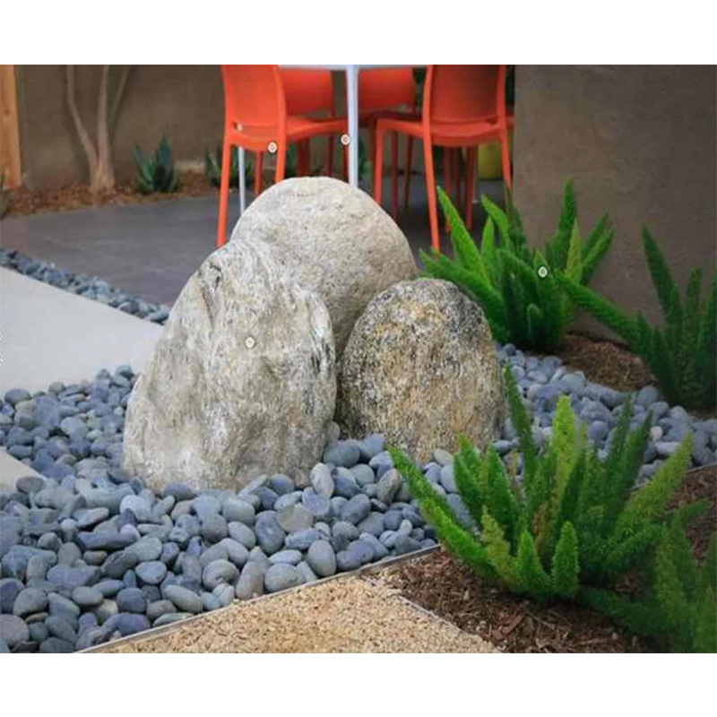 Pebble Stone Wholesale River Black Pebbles River Rock Stone Garden Flat Rocks