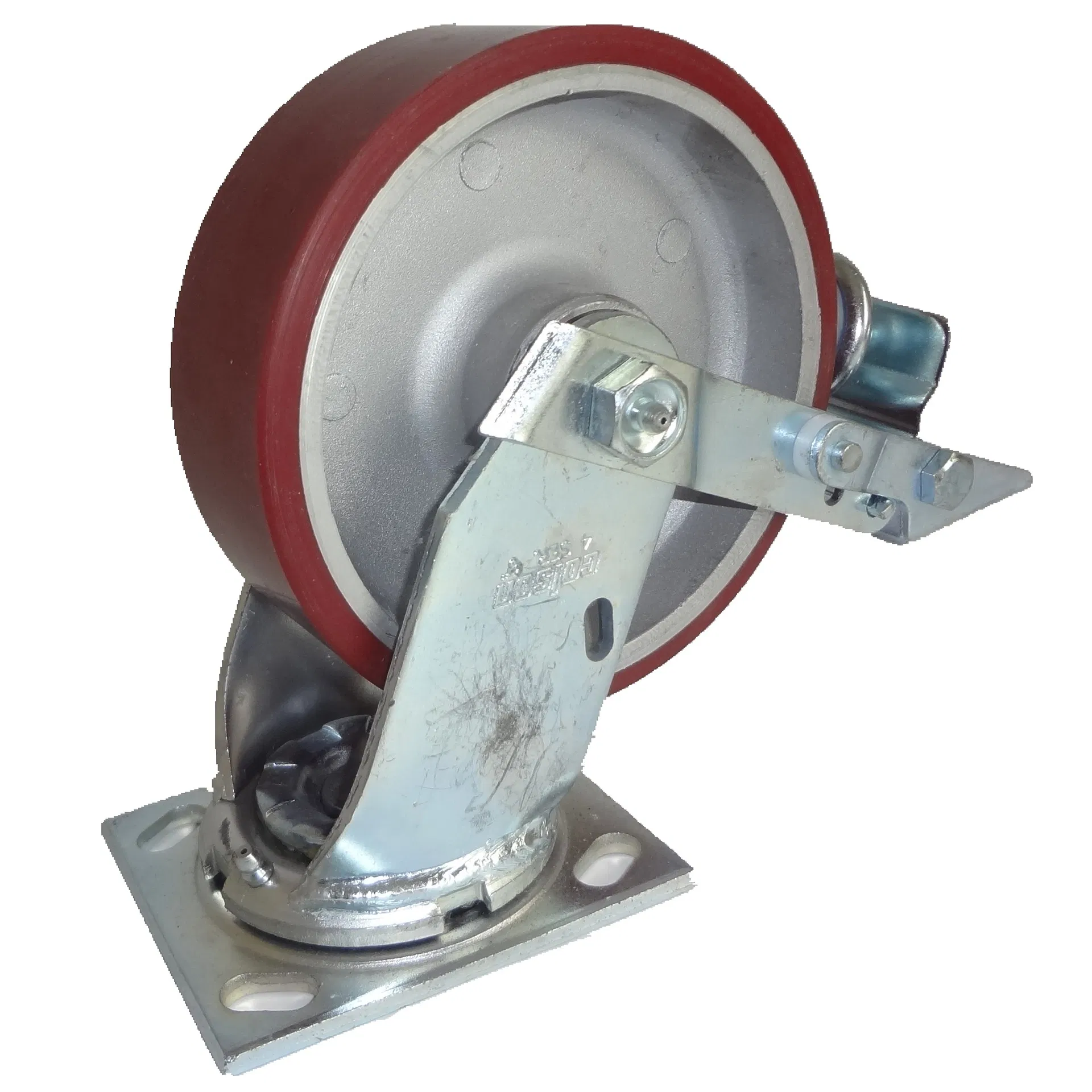 Heavy Duty Durable Precision Metal Steel Core Polyurethane Cast Iron Wheel