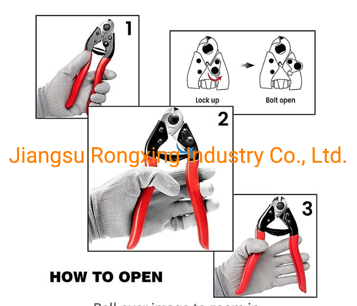 Professional Manual Cutting Tools Mini 8inch Wire Rope Scissors