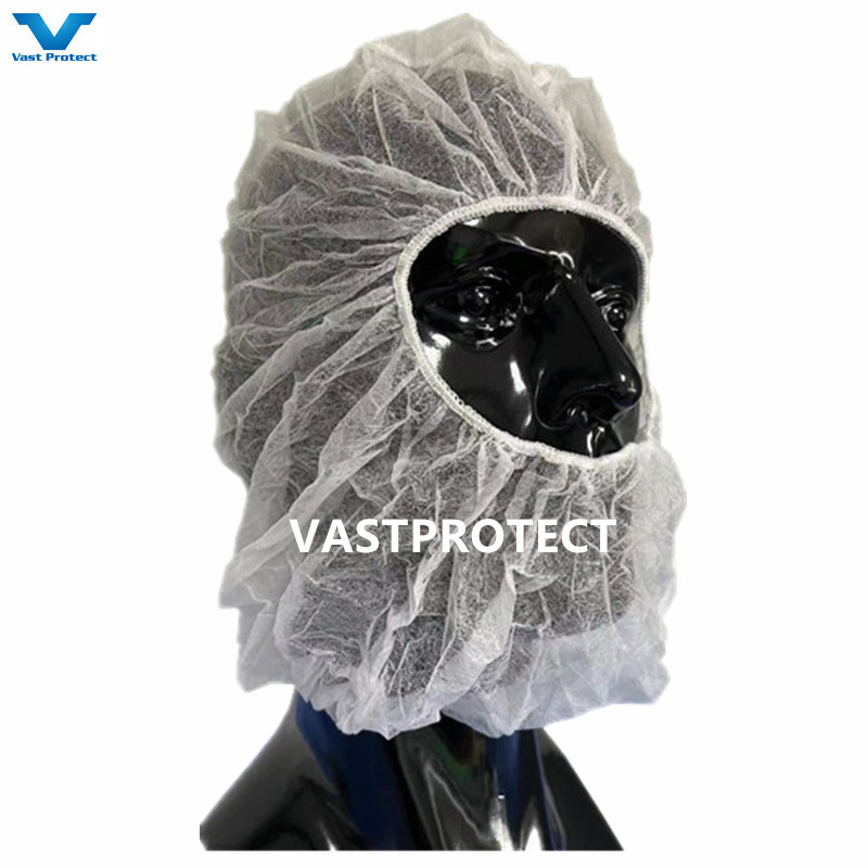 Factory Disposable Protective Polypropylene Non-Woven PP Ninja Astronaut Space Balaclava Cover Head Hood