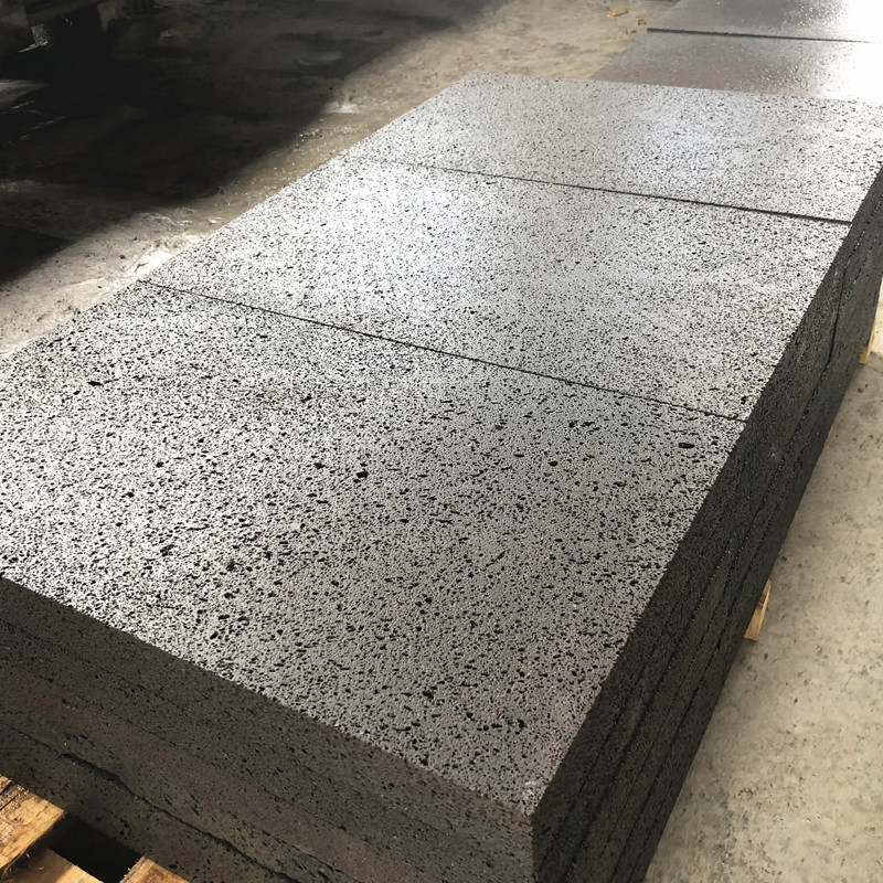 Natural Honed Hainan Black/Grey Basalt for Paving Tile
