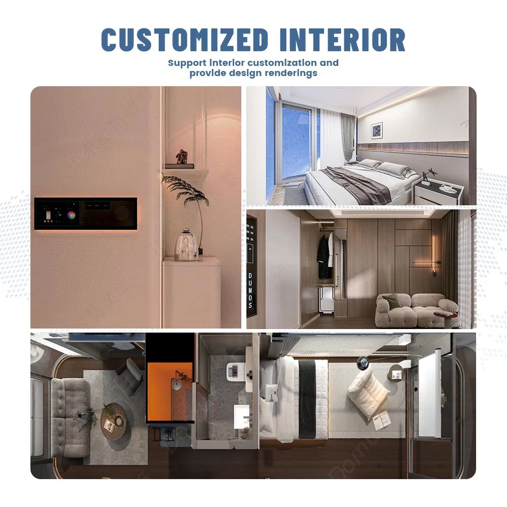 High-Quality Life Mobile House D7 Model Space Capsule for Commercial House Mobile Villa Space