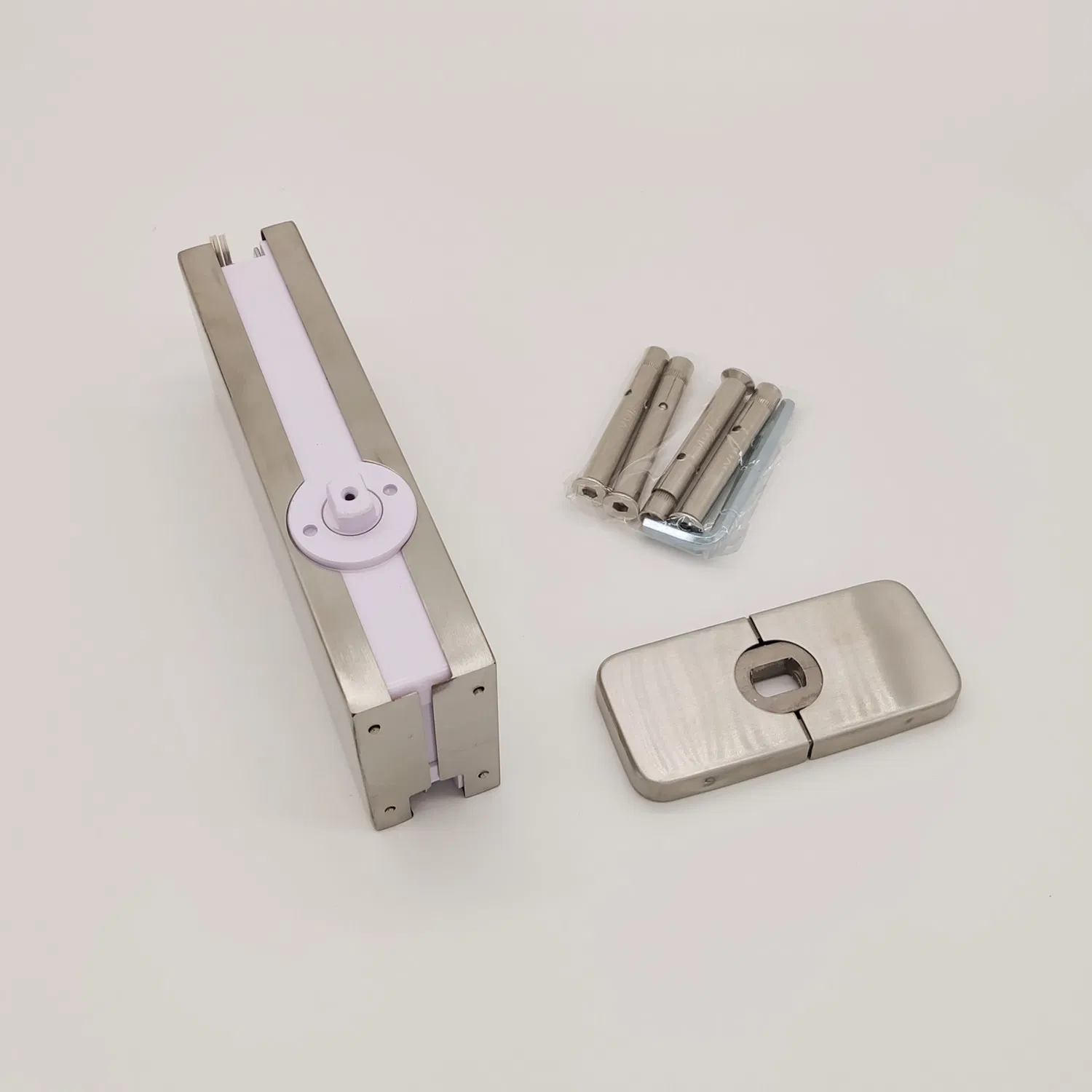 Stainless Steel No-Digging Concealed Floor Spring Door Closer Glass Door Hinge