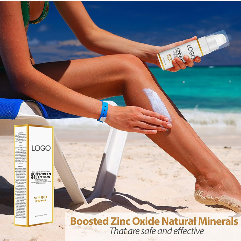 Beauty Cosmetics Skin Care SPF 50 Face Sunscreen Moisturizer Sunscreen Gel Lotion