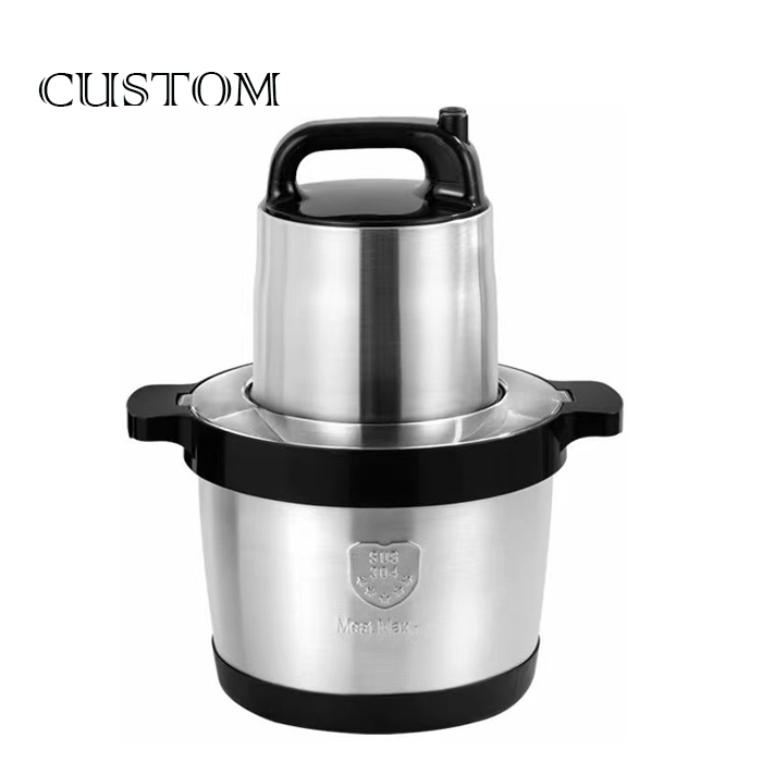 Jewin 1000W Mini Meat Grinder 6L Stainless Steel Bowl 2-Speeds Meat Chopper Meat Grinder 1-Year Beater Food Mixers