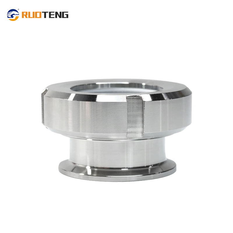 [Ruoteng] SS304 SS316L Sanitary DN Stainless Steel DIN Brewery Union Type Clamped Round Sight Glass