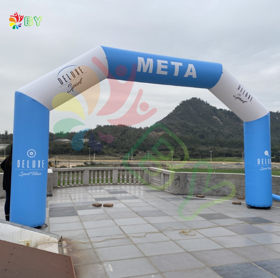 Factory Price Arch Inflatable Gate Customizable Finish & Start Line Arch Inflatable for Race Events and Sports