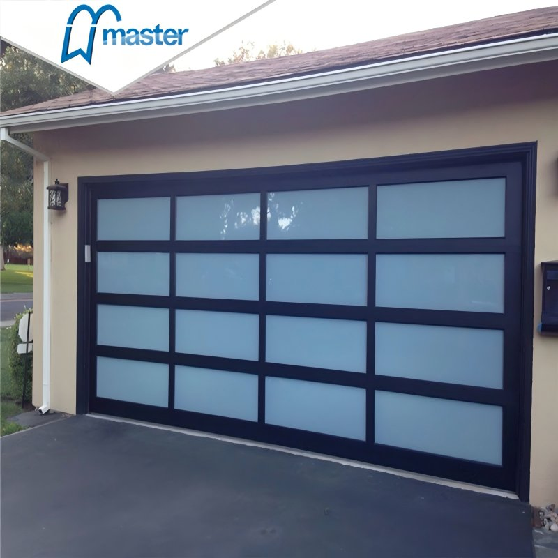 Insulated Vertical Plexiglass Garage Door Made in China