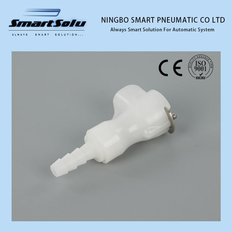 Pmcd4201 4202 4203 4204 Hose Coupling Body Push to Connect Quick Disconnect Tube Barbed Fittings