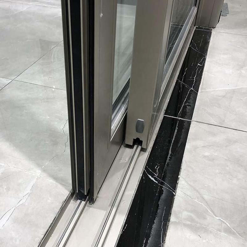 Modern House Aluminum Double Glass Sliding Door